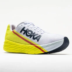 Hoka One One Rocket X Unisex White/Evening Primrose -Shoe Sale Shop 046959 5