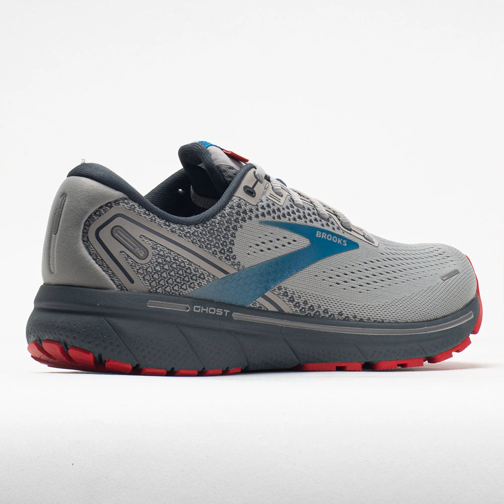 Brooks Ghost 14 Men's Gray/Blue/Red 8 Brooks Ghost 14 Men's Gray/Blue/Red - Image 6