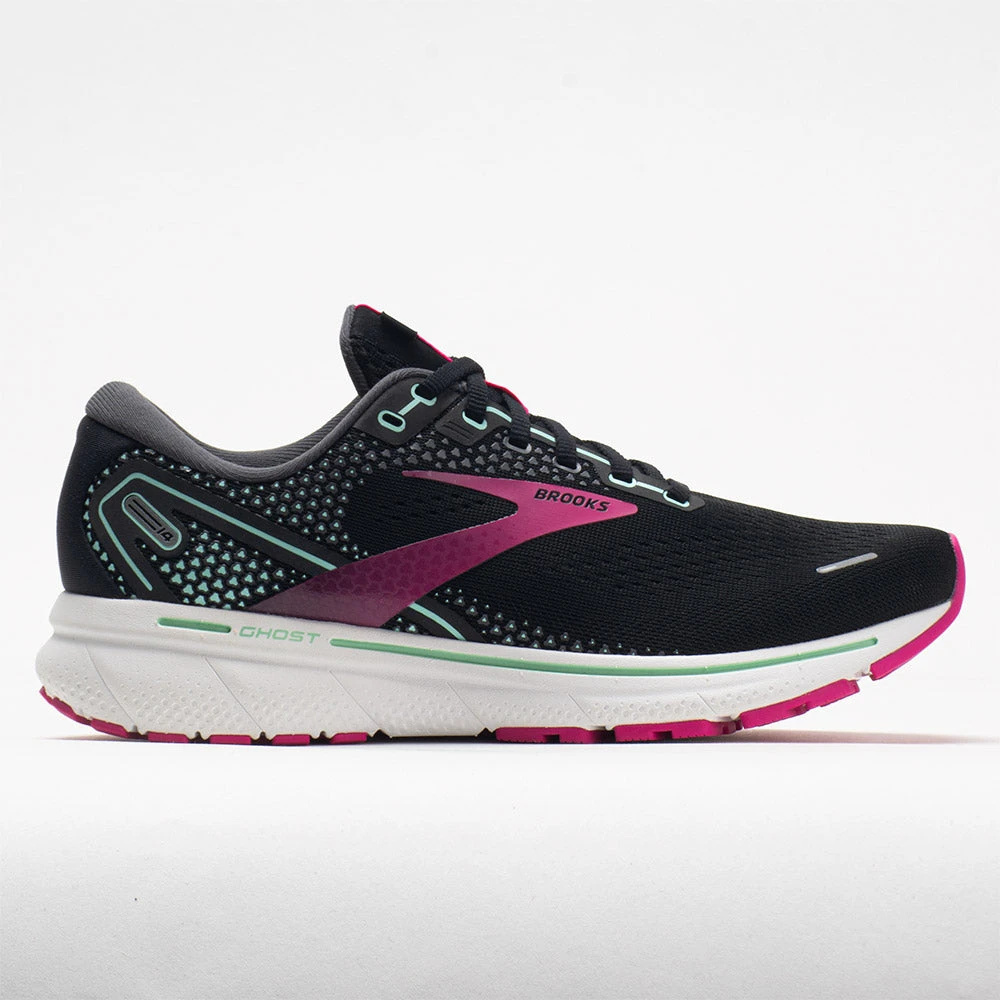 Brooks Ghost 14 Women's Black/Pink/Yucca 3 Brooks Ghost 14 Women's Black/Pink/Yucca