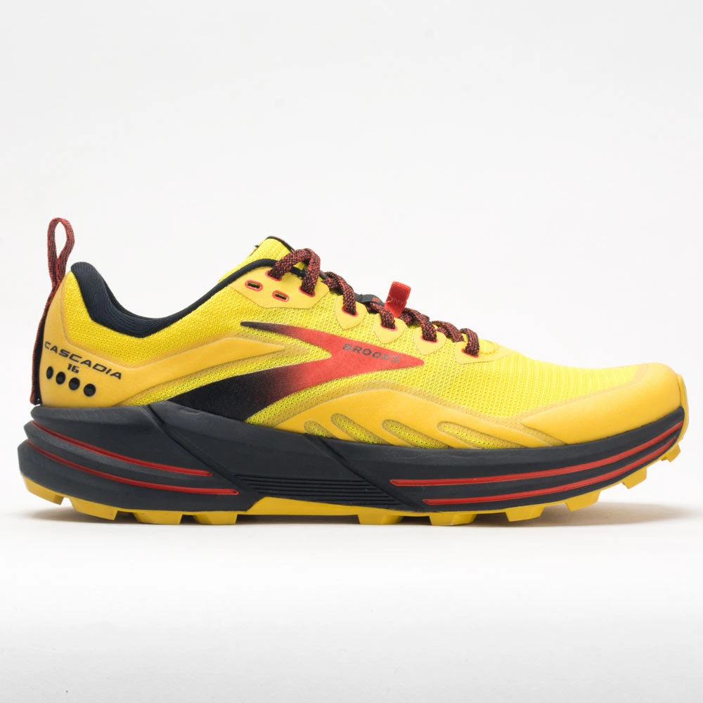 Brooks Cascadia 16 Men's Yellow/Black/Grenadine 3 Brooks Cascadia 16 Men's Yellow/Black/Grenadine