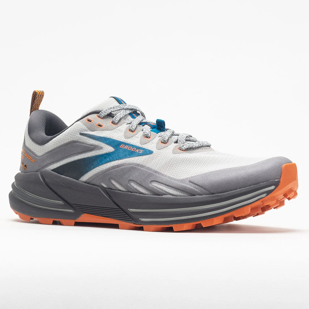 Brooks Cascadia 16 Men's Oyster Mushroom/Orange 7 Brooks Cascadia 16 Men's Oyster Mushroom/Orange - Image 5