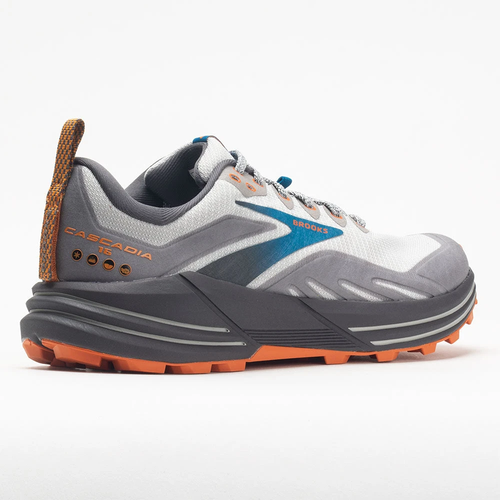 Brooks Cascadia 16 Men's Oyster Mushroom/Orange 8 Brooks Cascadia 16 Men's Oyster Mushroom/Orange - Image 6