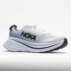 HOKA Bondi X Men's Blanc De Blanc/Blue Fog -Shoe Sale Shop 047660 5