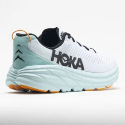 HOKA Rincon 3 Men's White/Blue Glass -Shoe Sale Shop 047672 6