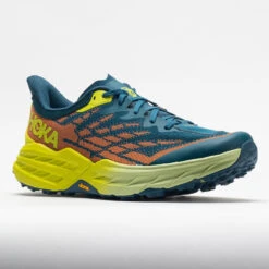 HOKA Speedgoat 5 Men's Blue Coral/Evening Primrose -Shoe Sale Shop 047736 5