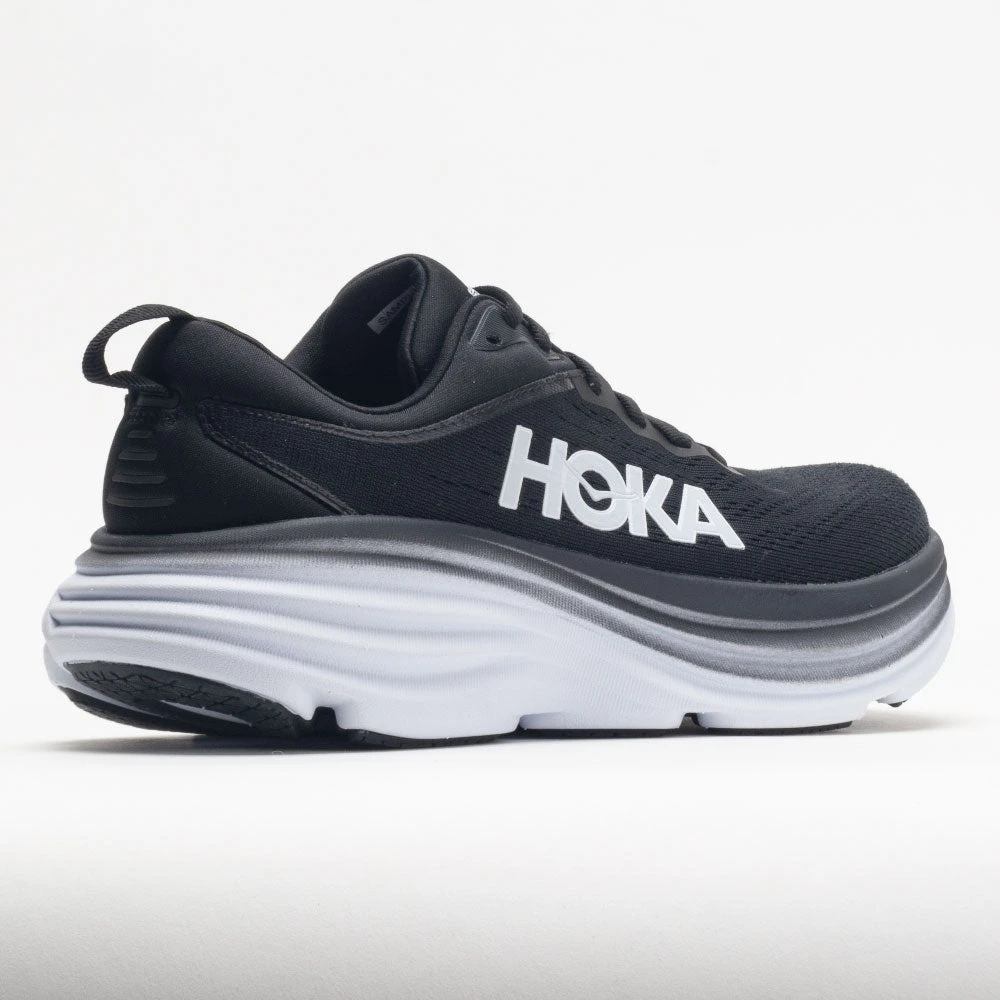 HOKA Bondi 8 Women's Black/White 8 HOKA Bondi 8 Women's Black/White - Image 6