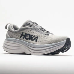 HOKA Bondi 8 Men's Sharkskin/Harbor Mist -Shoe Sale Shop 048483 5