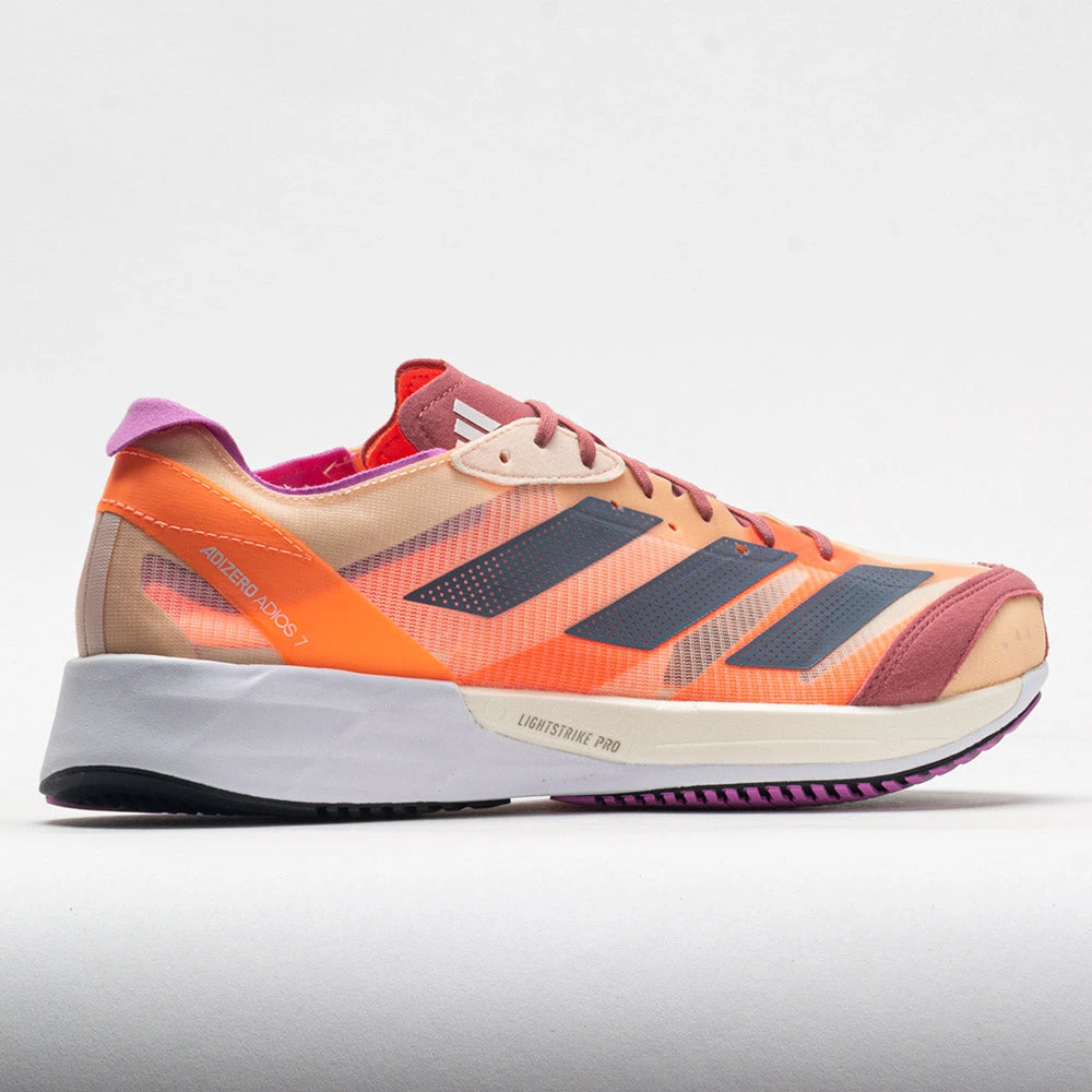 Adidas Adizero Adios 7 Women's Bliss Orange/Wonder Steel/Beam Orange 8 Adidas Adizero Adios 7 Women's Bliss Orange/Wonder Steel/Beam Orange - Image 6