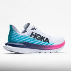HOKA Mach 5 Men's White/Scuba Blue 13 HOKA Mach 5 Men's White/Scuba Blue -Shoe Sale Shop 048548 6