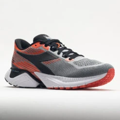 Diadora Mythos Blushield Vigore Men's Silver/Black/Mandarin -Shoe Sale Shop 048602 5