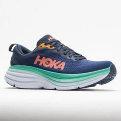 HOKA Bondi 8 Women's Outer Space/Bellwether Blue -Shoe Sale Shop 048612 5