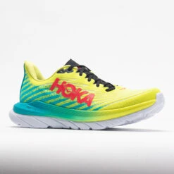 HOKA Mach 5 Men's Evening Primrose/Scuba Blue -Shoe Sale Shop 048630 5