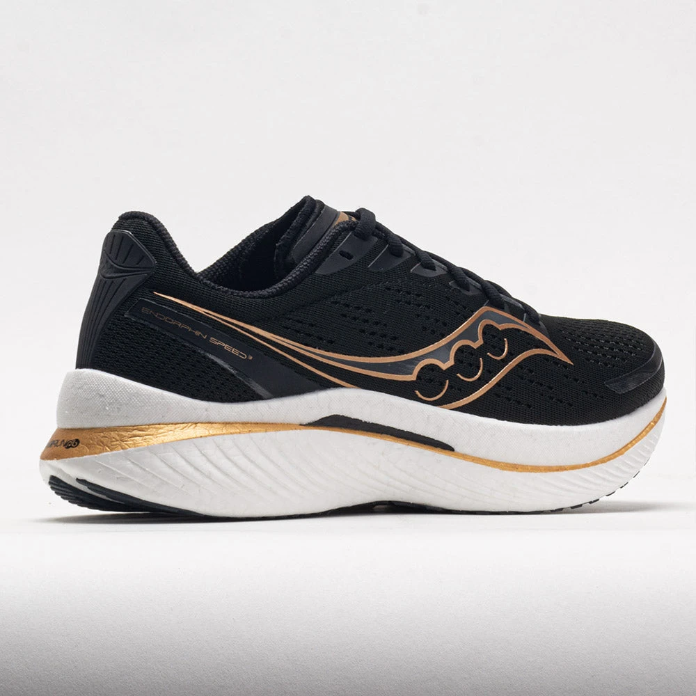 Saucony Endorphin Speed 3 Men's Black/Goldstruck 8 Saucony Endorphin Speed 3 Men's Black/Goldstruck - Image 6