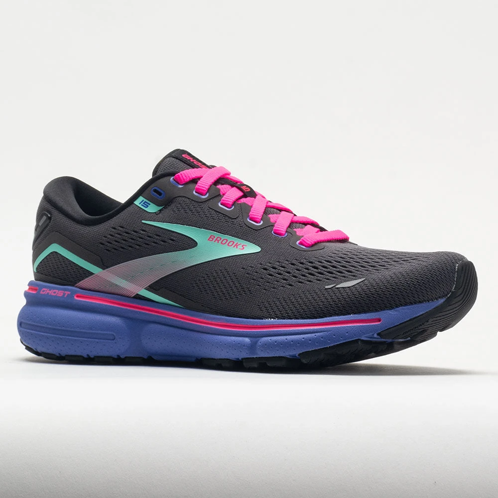 Brooks Ghost 15 Women's Black/Blue/Aruba 7 Brooks Ghost 15 Women's Black/Blue/Aruba - Image 5