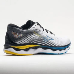 Mizuno Wave Sky 6 Men's White/Cyber Yellow -Shoe Sale Shop 049115 6