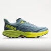 HOKA Speedgoat 5 Men's Stone Blue/Dark Citron -Shoe Sale Shop 049271 3