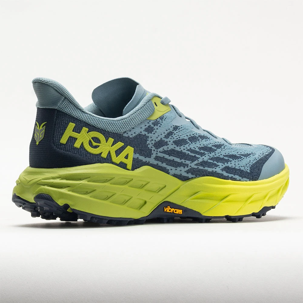 HOKA Speedgoat 5 Men's Stone Blue/Dark Citron 8 HOKA Speedgoat 5 Men's Stone Blue/Dark Citron - Image 6