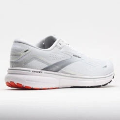 Brooks Ghost 15 Men's White/Black/Flame -Shoe Sale Shop 049429 6