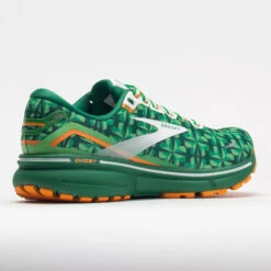 Brooks Ghost 15 Men's Run Lucky Green/White/Orange -Shoe Sale Shop 049535 6