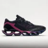 Mizuno Wave Prophecy 12 Women's Black Oyster -Shoe Sale Shop 049755 3