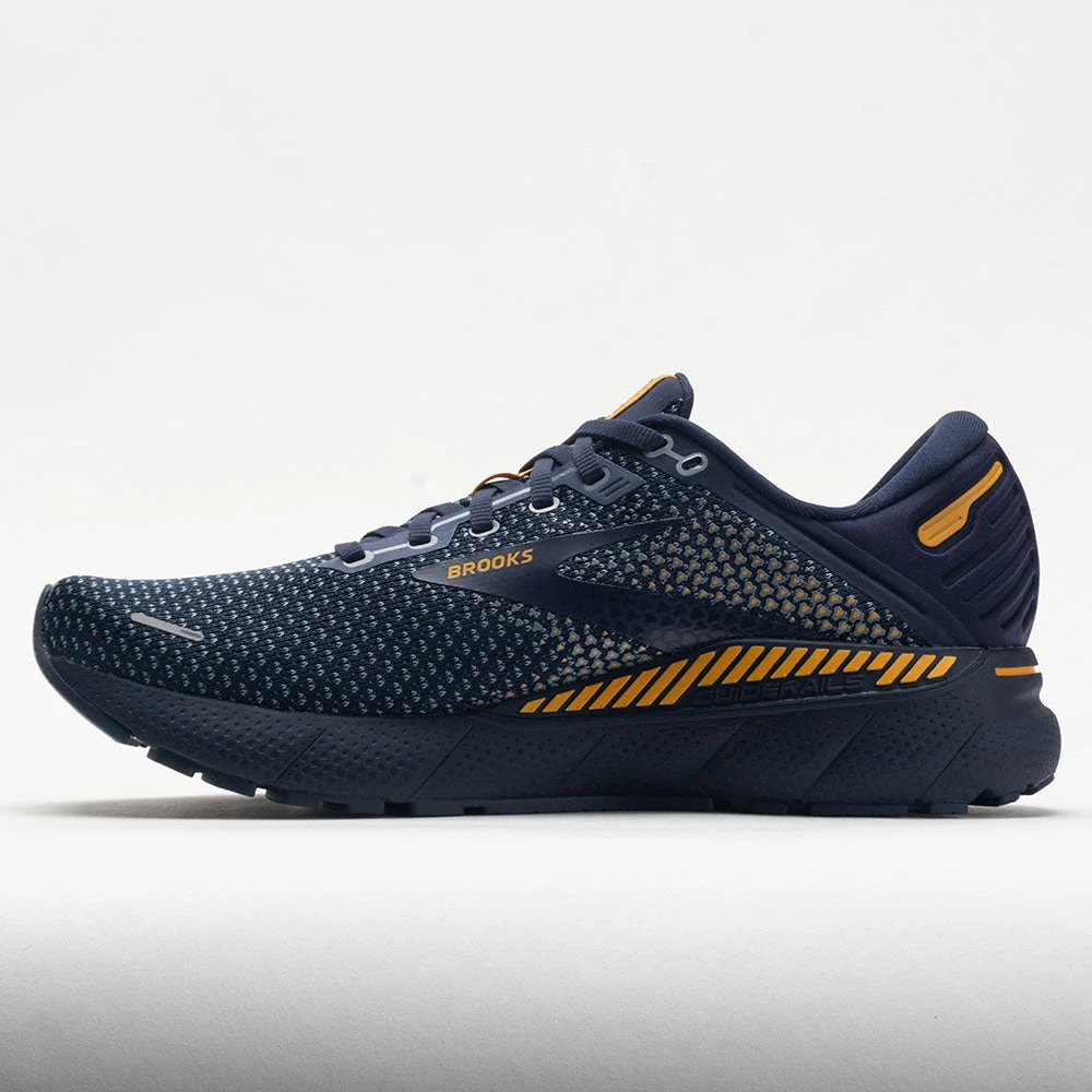 Brooks Adrenaline GTS 22 Men's Peacoat/Grey/Sunflower 4 Brooks Adrenaline GTS 22 Men's Peacoat/Grey/Sunflower - Image 2