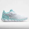 Mizuno Wave Enforce Tour AC Women's White/Tanager Turquoise -Shoe Sale Shop 117145 3