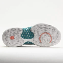 K-Swiss Hypercourt Express 2 Women's Blanc De Blanc/Nile Blue/Desert -Shoe Sale Shop 117153 4