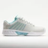 K-Swiss Hypercourt Express 2 Women's Vaporous Gray/White/Blue Glow -Shoe Sale Shop 117154 3
