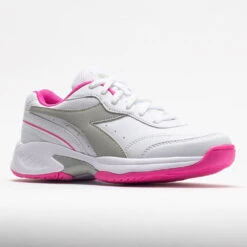 Diadora Challenge 4 SL Junior White/Silver/Rodamine Red 12 Diadora Challenge 4 SL Junior White/Silver/Rodamine Red -Shoe Sale Shop 121325 5