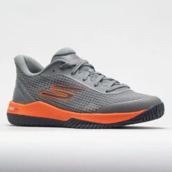 Skechers Viper Court Pro Men's Grey/Orange -Shoe Sale Shop 370104 5