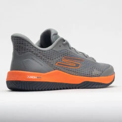 Skechers Viper Court Pro Men's Grey/Orange -Shoe Sale Shop 370104 6