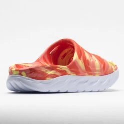 HOKA Ora Recovery Slide Swirl Unisex Yellow Pear/Fiesta -Shoe Sale Shop 570558 6