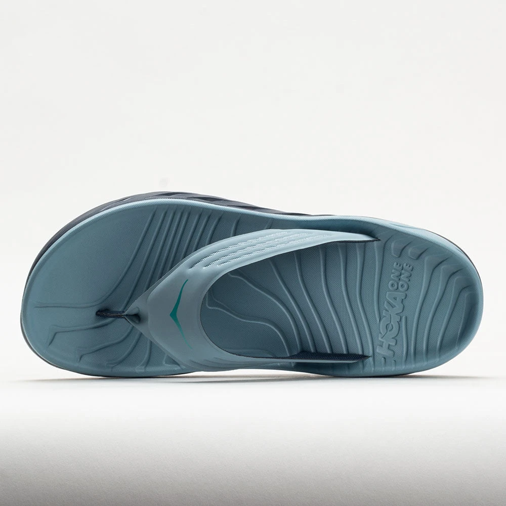 HOKA Ora Recovery Flip Men's Stone Blue/Outer Space 4 HOKA Ora Recovery Flip Men's Stone Blue/Outer Space - Image 2