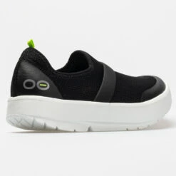 OOFOS OOmg Low Women's White/Black -Shoe Sale Shop 630883 6