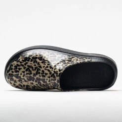 OOFOS OOcloog Limited Women's Black Leopard -Shoe Sale Shop 631219 2