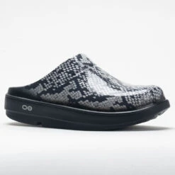 OOFOS OOcloog Limited Women's Black/Snakeskin 12 OOFOS OOcloog Limited Women's Black/Snakeskin -Shoe Sale Shop 631220 5