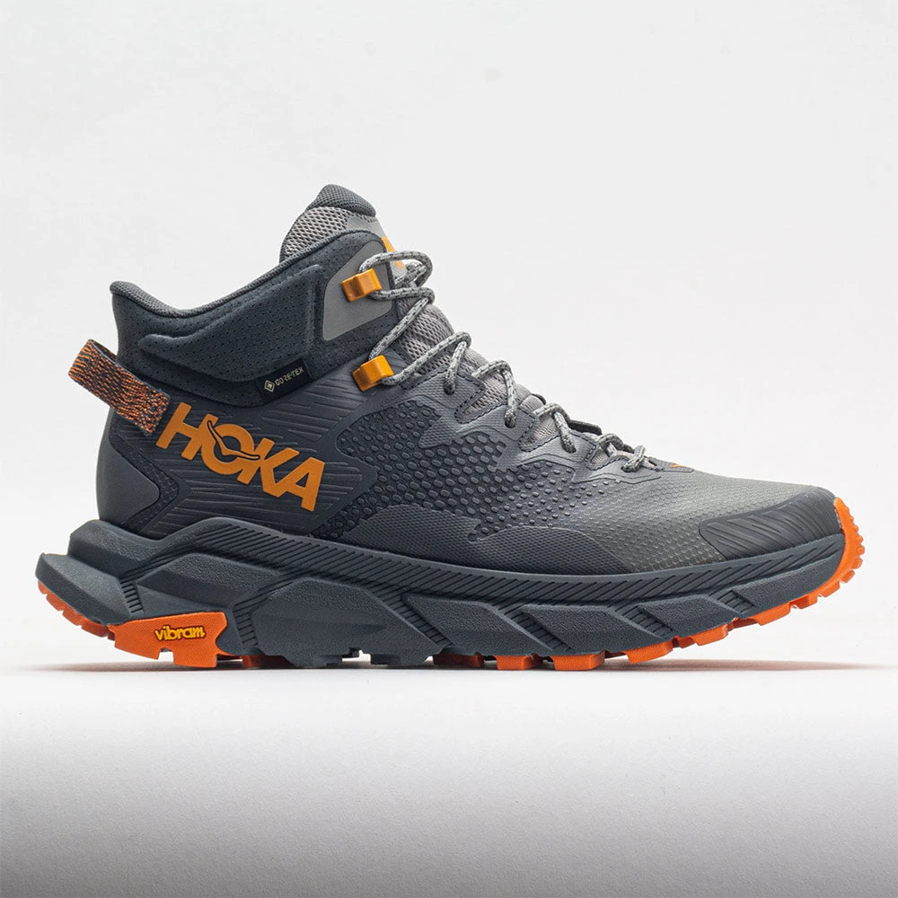 HOKA Trail Code GTX Men's Castlerock/Persimmon Orange 3 HOKA Trail Code GTX Men's Castlerock/Persimmon Orange