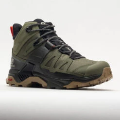 Salomon X Ultra 4 Mid GTX Men's Deep Lichen Green/Peat/Kelp -Shoe Sale Shop 631495 5