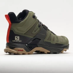 Salomon X Ultra 4 Mid GTX Men's Deep Lichen Green/Peat/Kelp -Shoe Sale Shop 631495 6